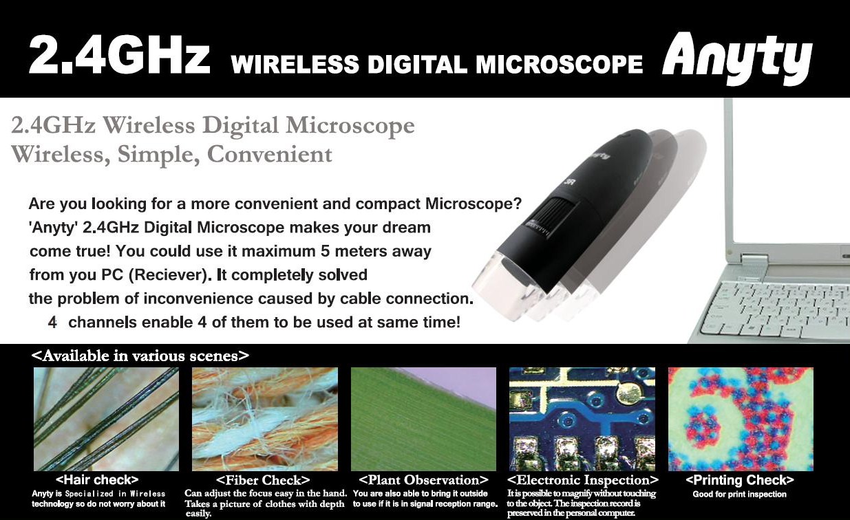 Wireless Digital Microscope  Made in Korea